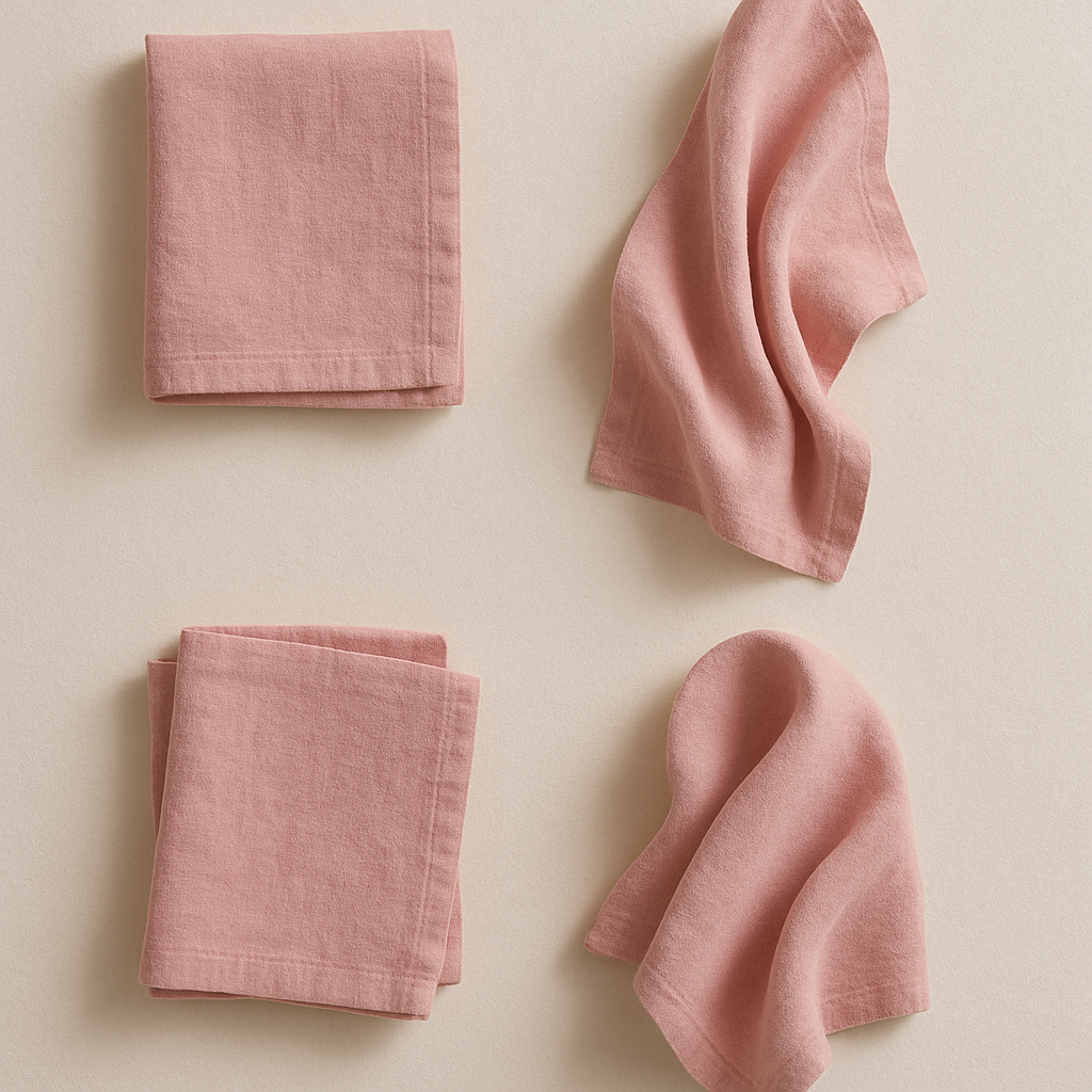 Blush Rose Linen Set of 6