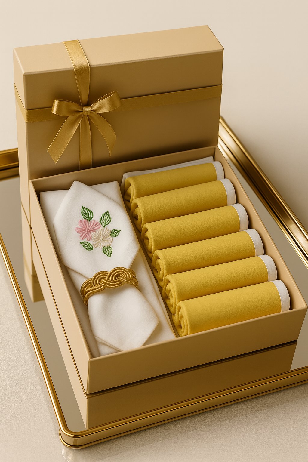 Lemon Bloom Table Gift set