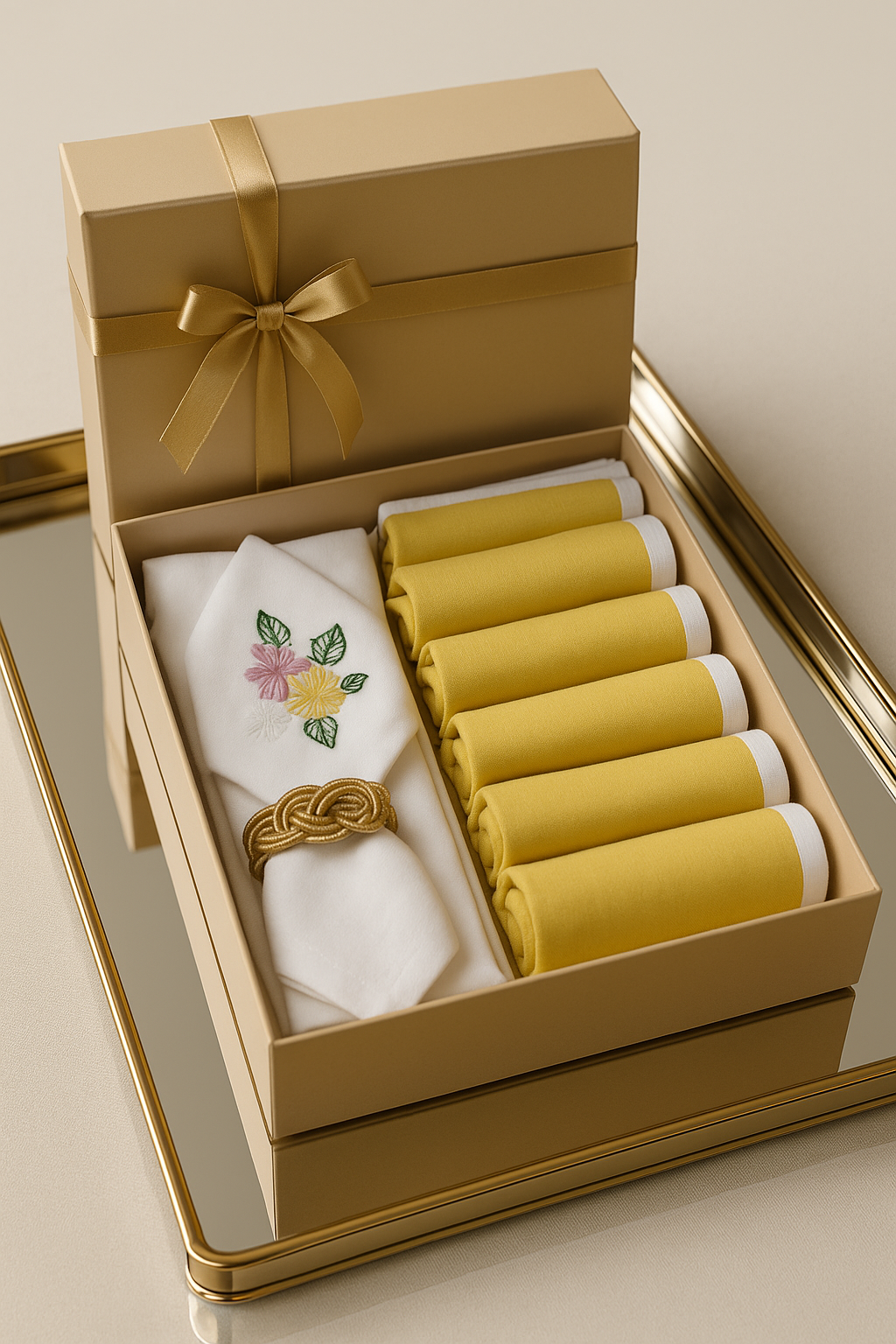 Lemon Bloom Table Gift set