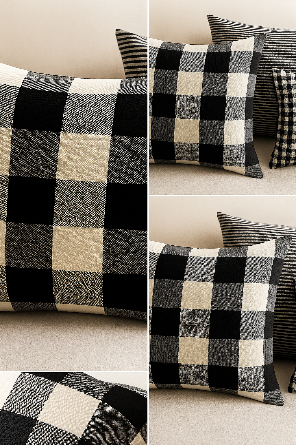 Ink & Ivory Cushion Set