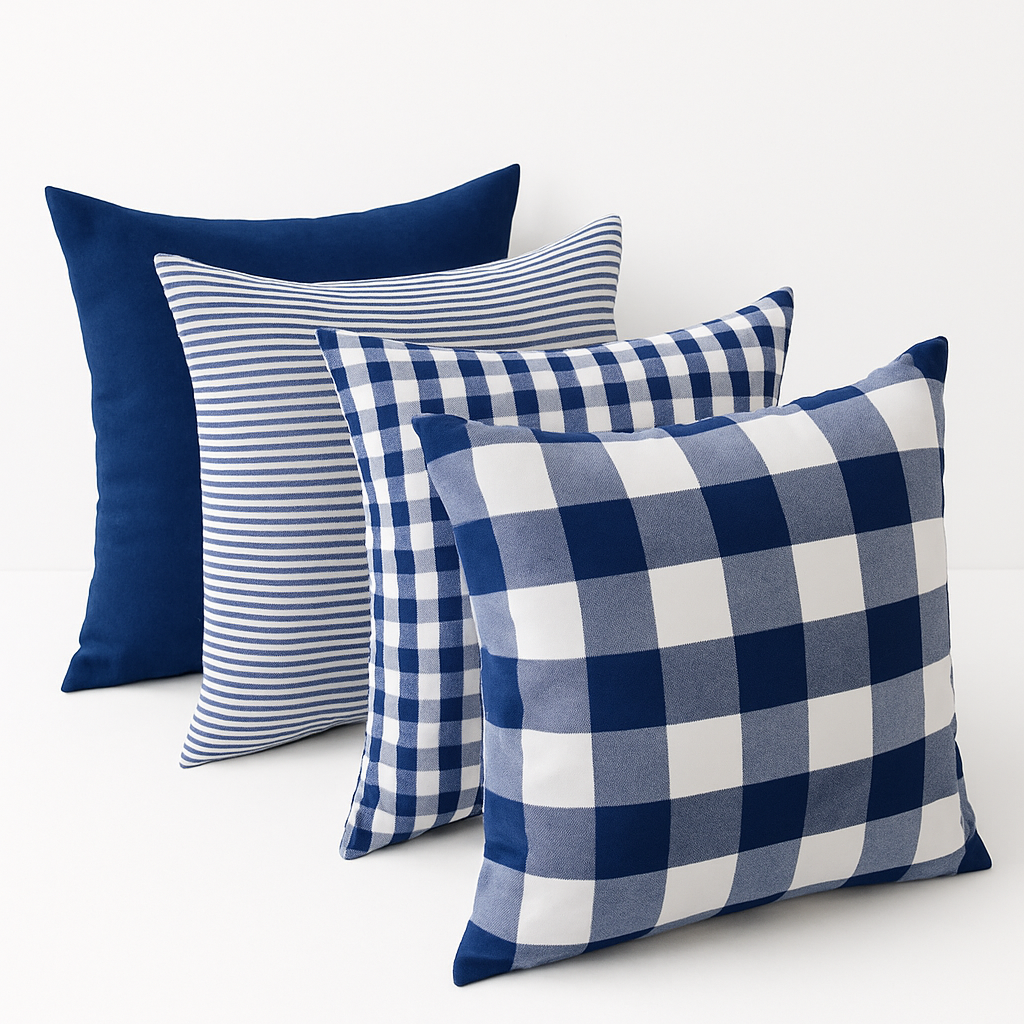 Midnight Blues Cushion Set