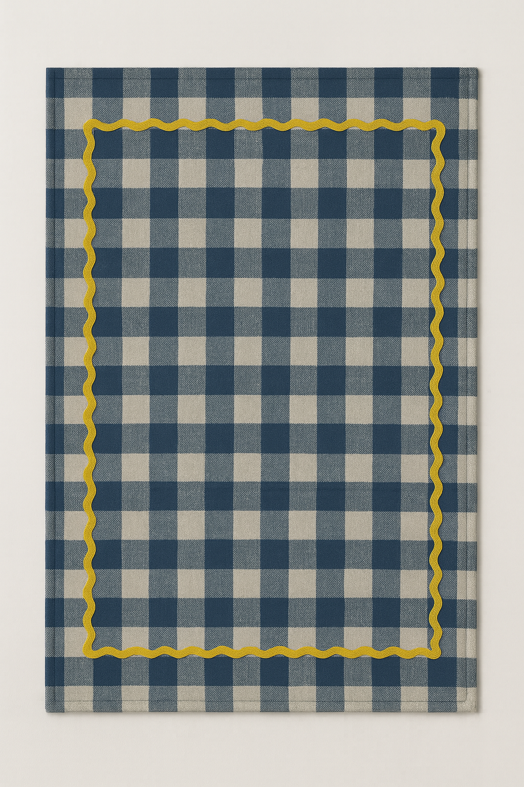 Gingham Blue Picnic/ Table Mat