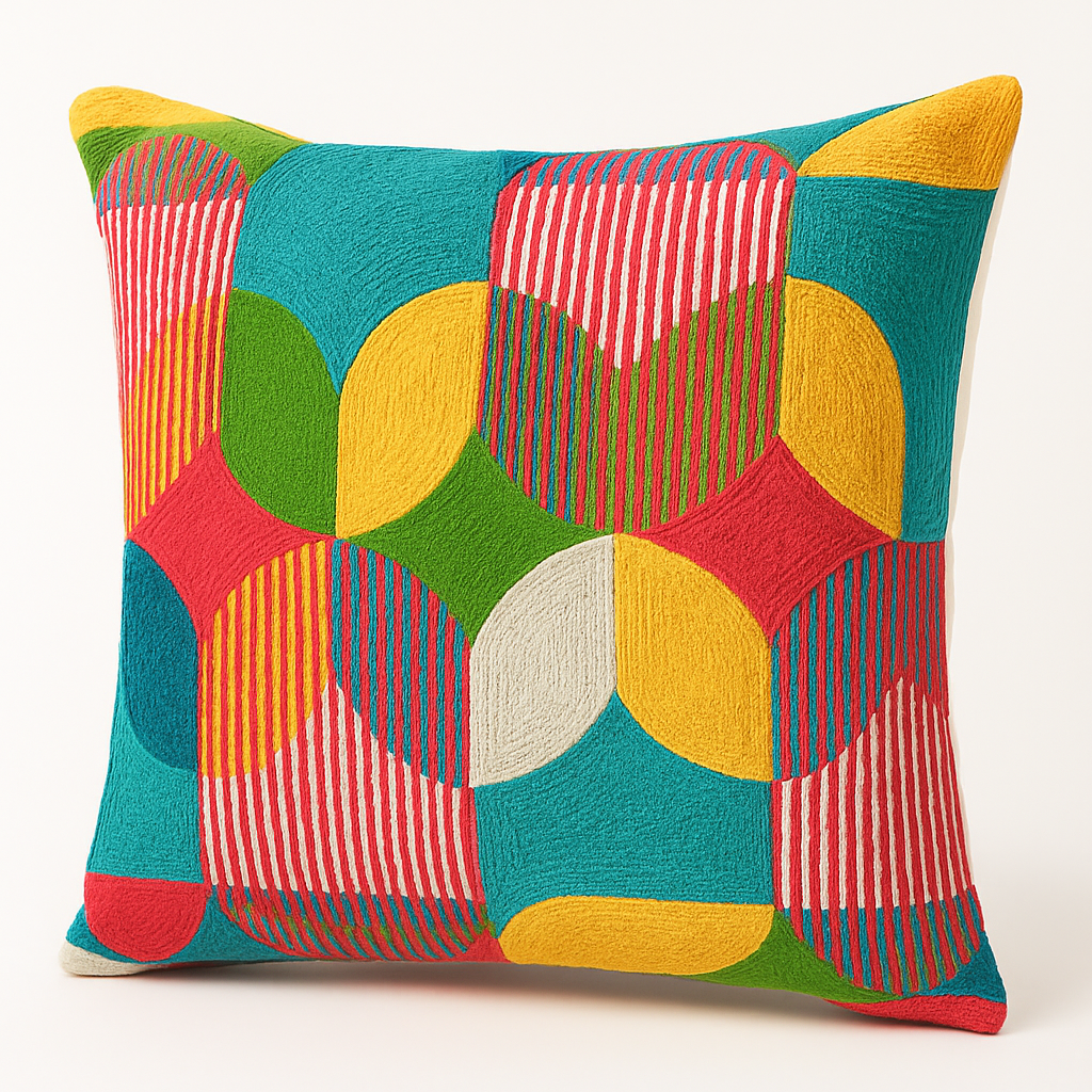 Color Bloom Cushion Cover