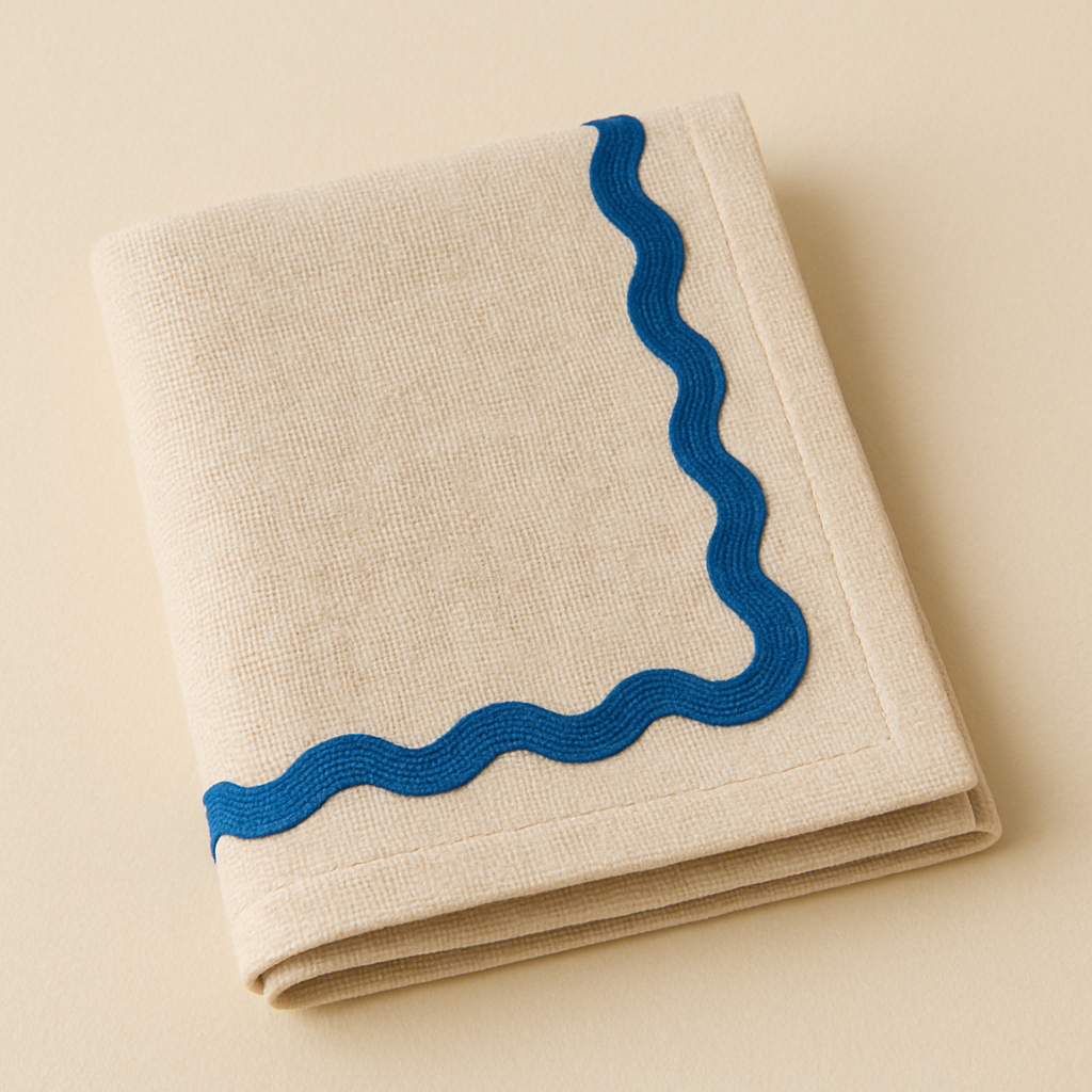 Coastal Line Cocktail Napkin Set of 6