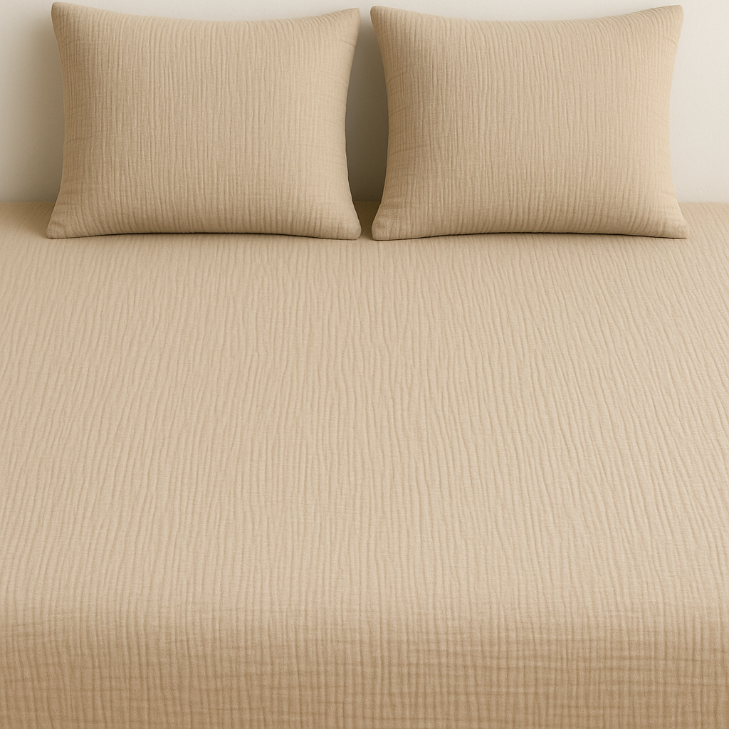 Beige Aura Bedsheet Set