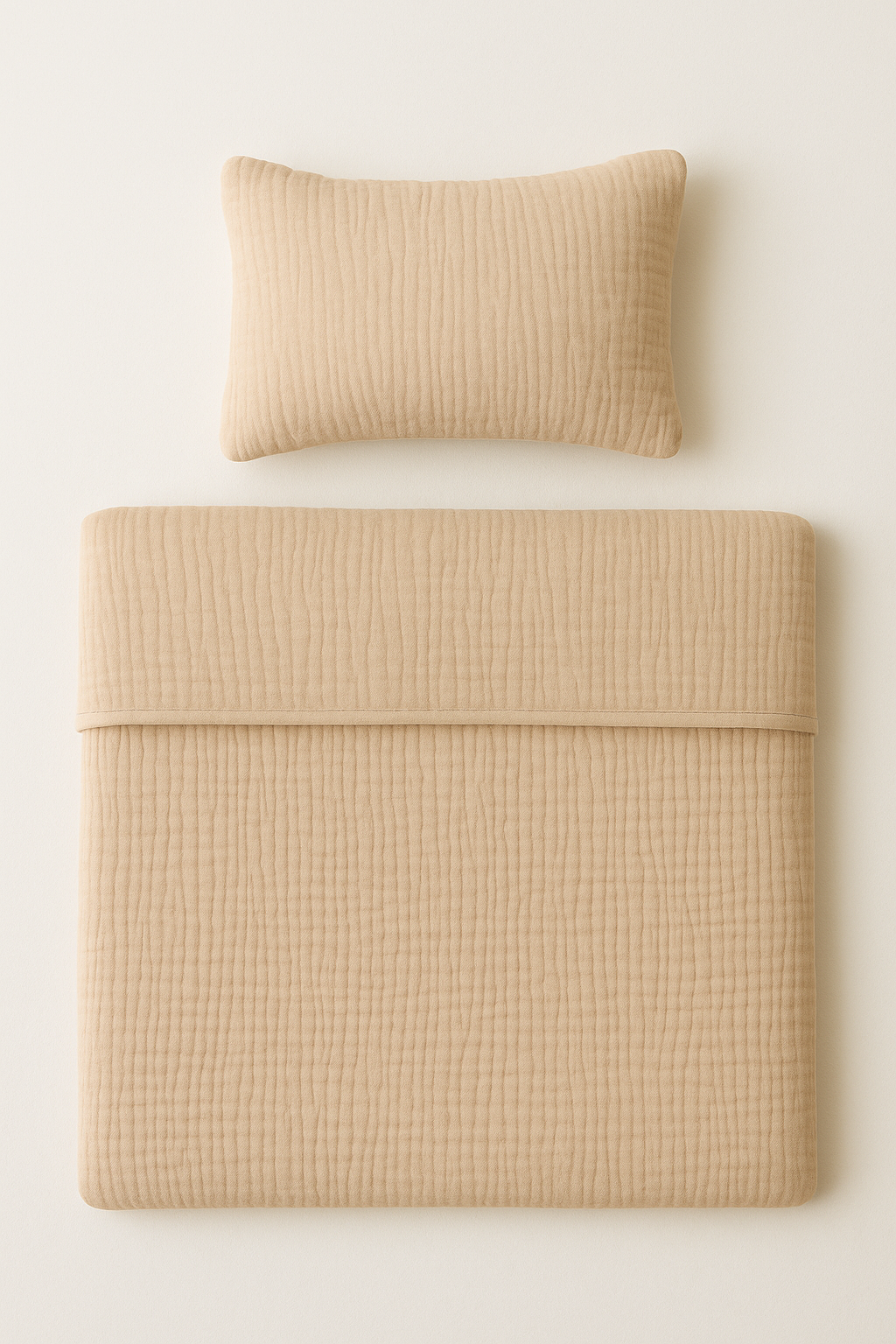 Beige Blossom Baby Blanket Set