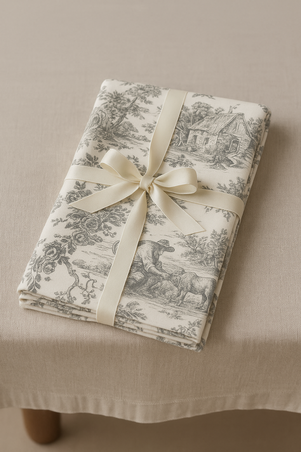 Grey Whisper Table Runner