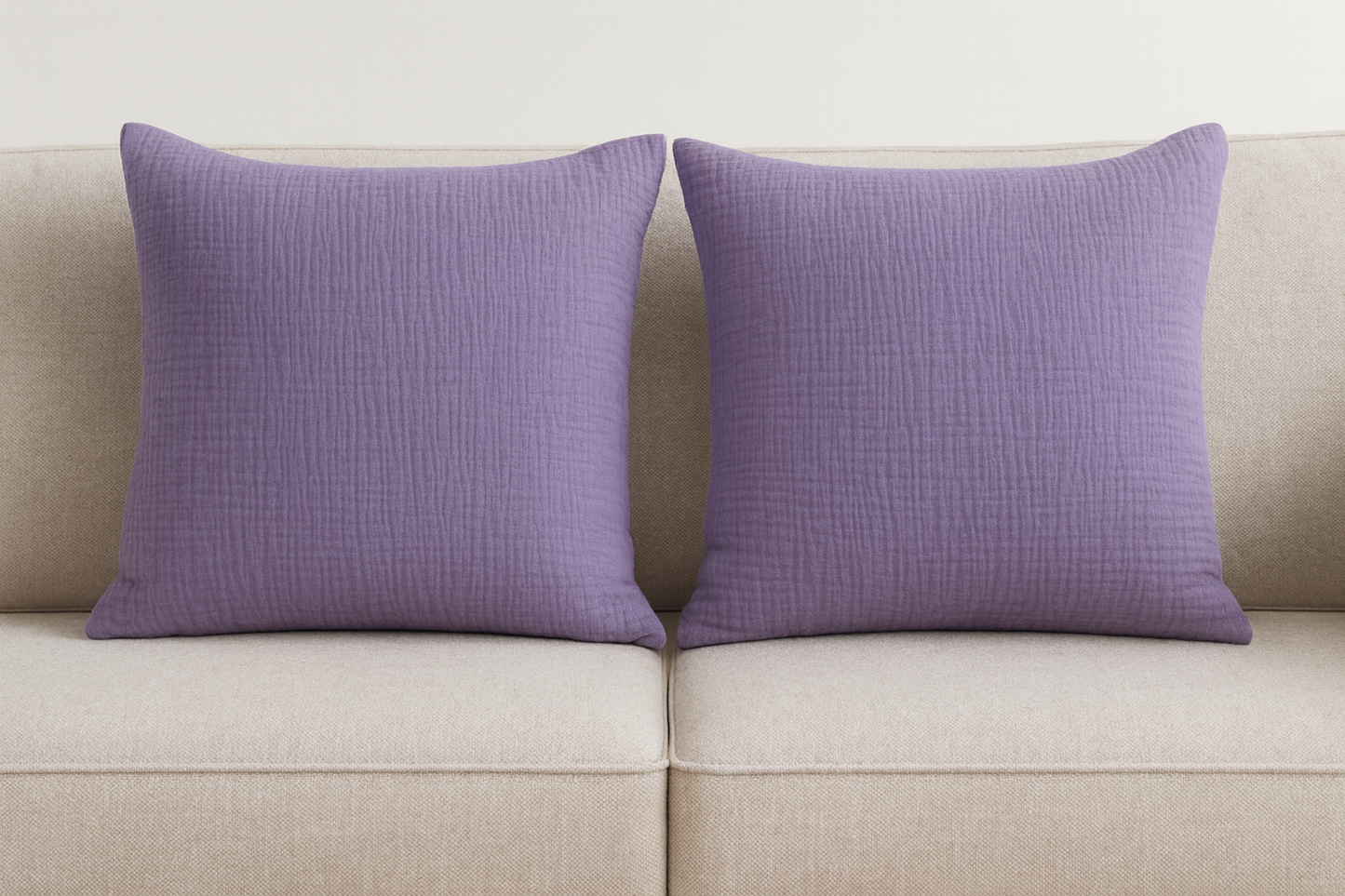 Soft Bloom Muslin Cushions