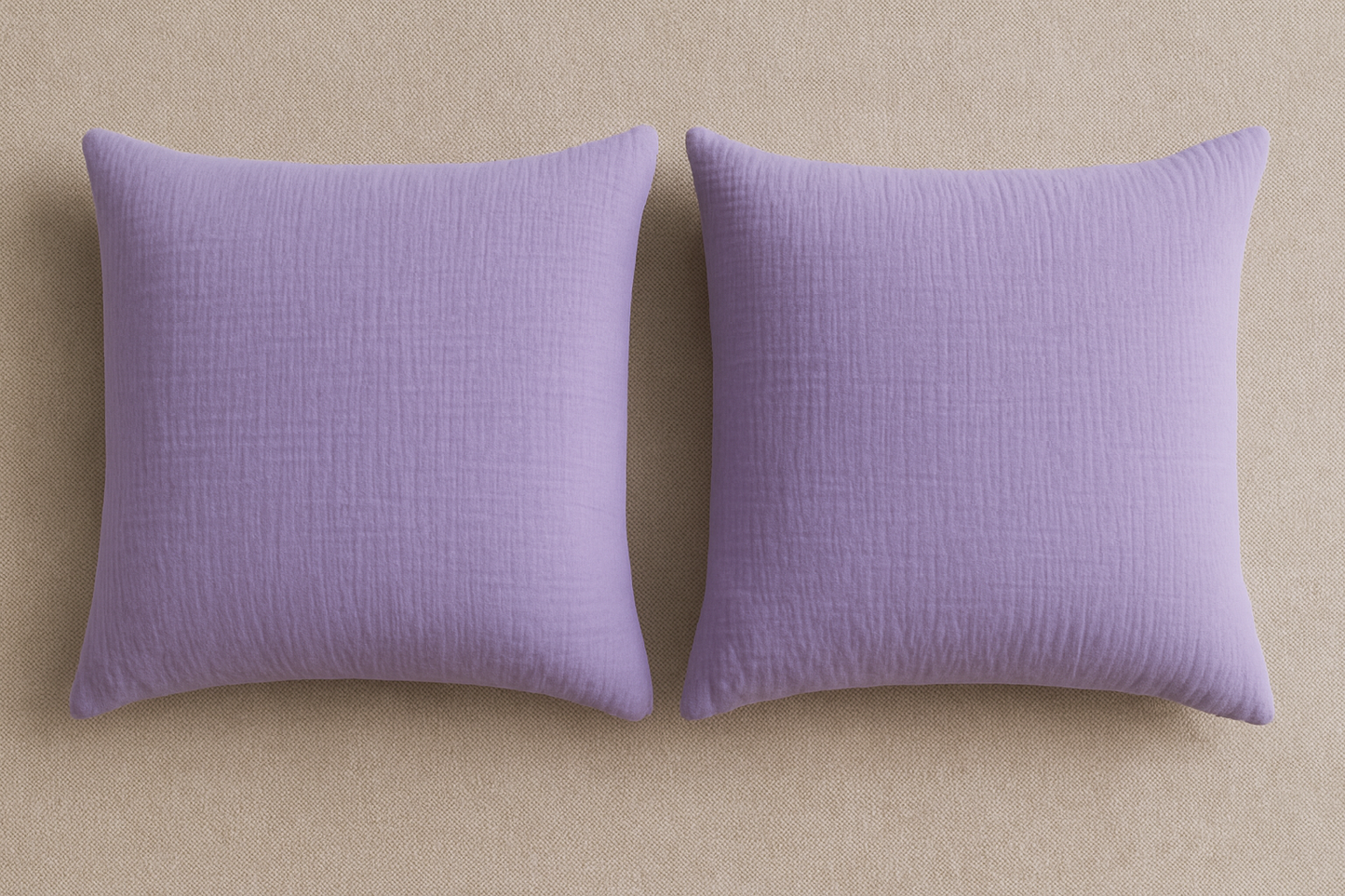 Soft Bloom Muslin Cushions