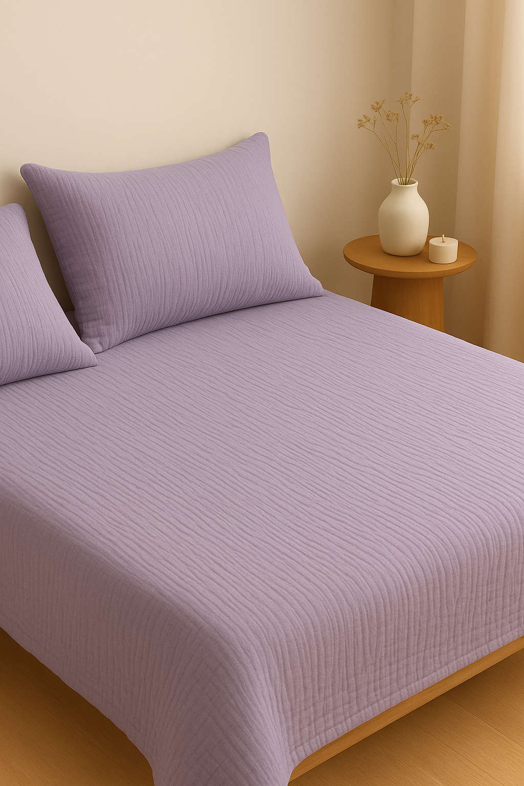 Lavender Calm Muslin Bedding Set