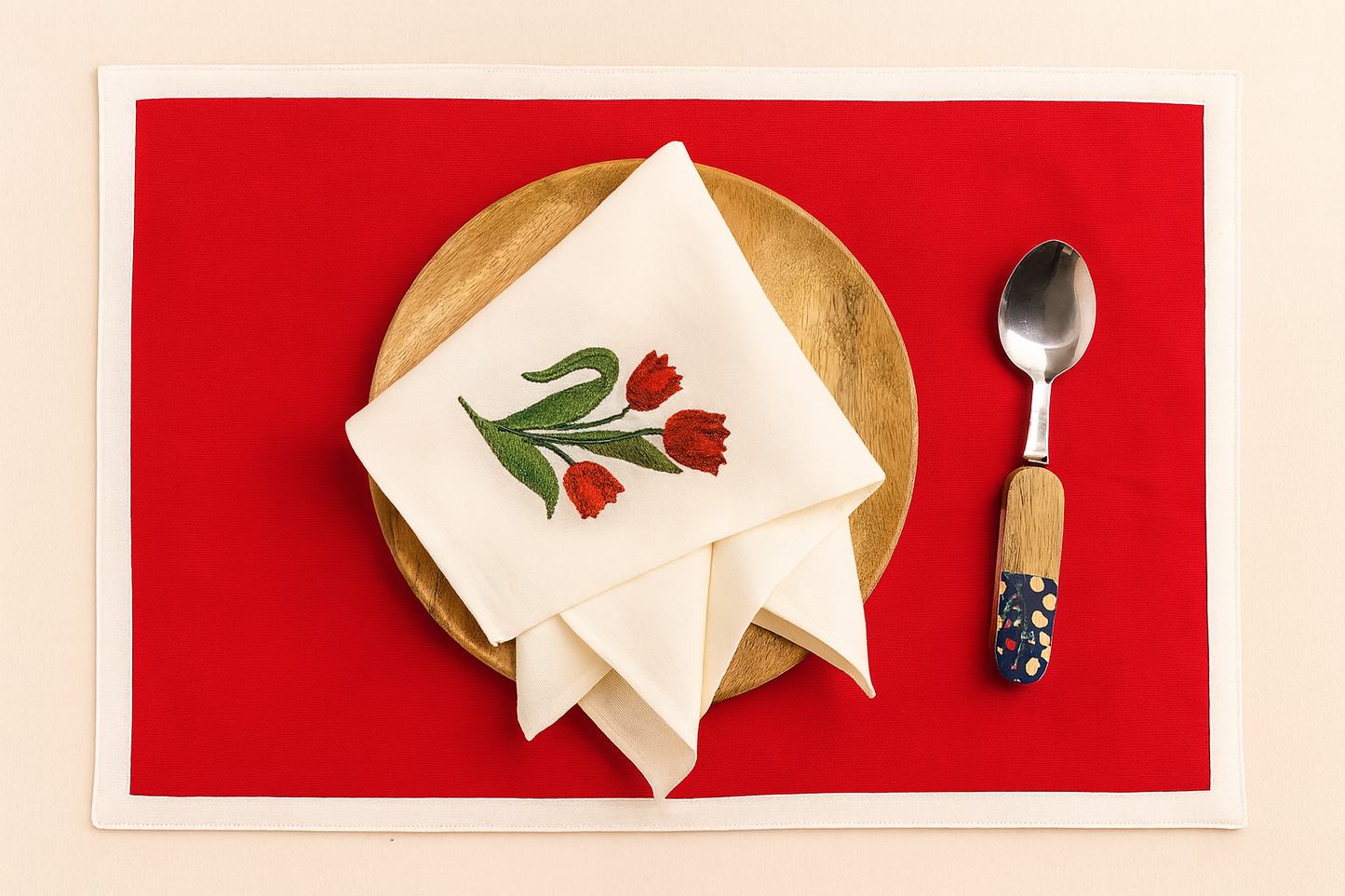 Scarlet Royale Placemat Set of 6