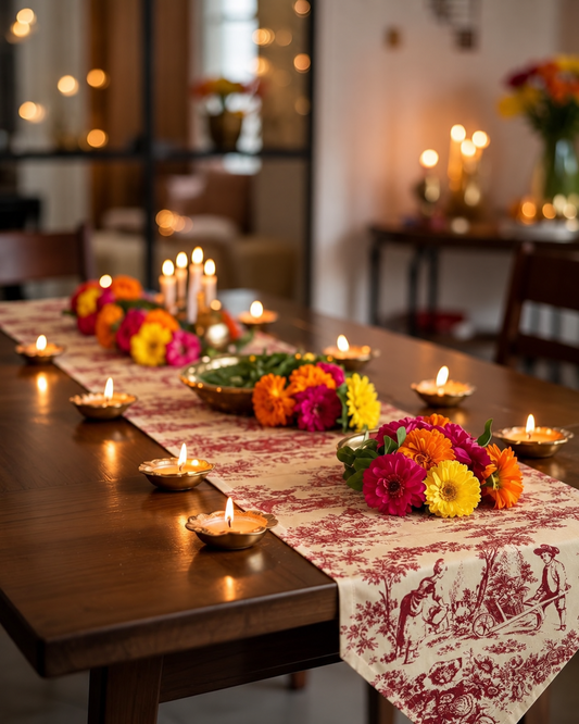 The Diwali Family Dinner Table, Done Properly