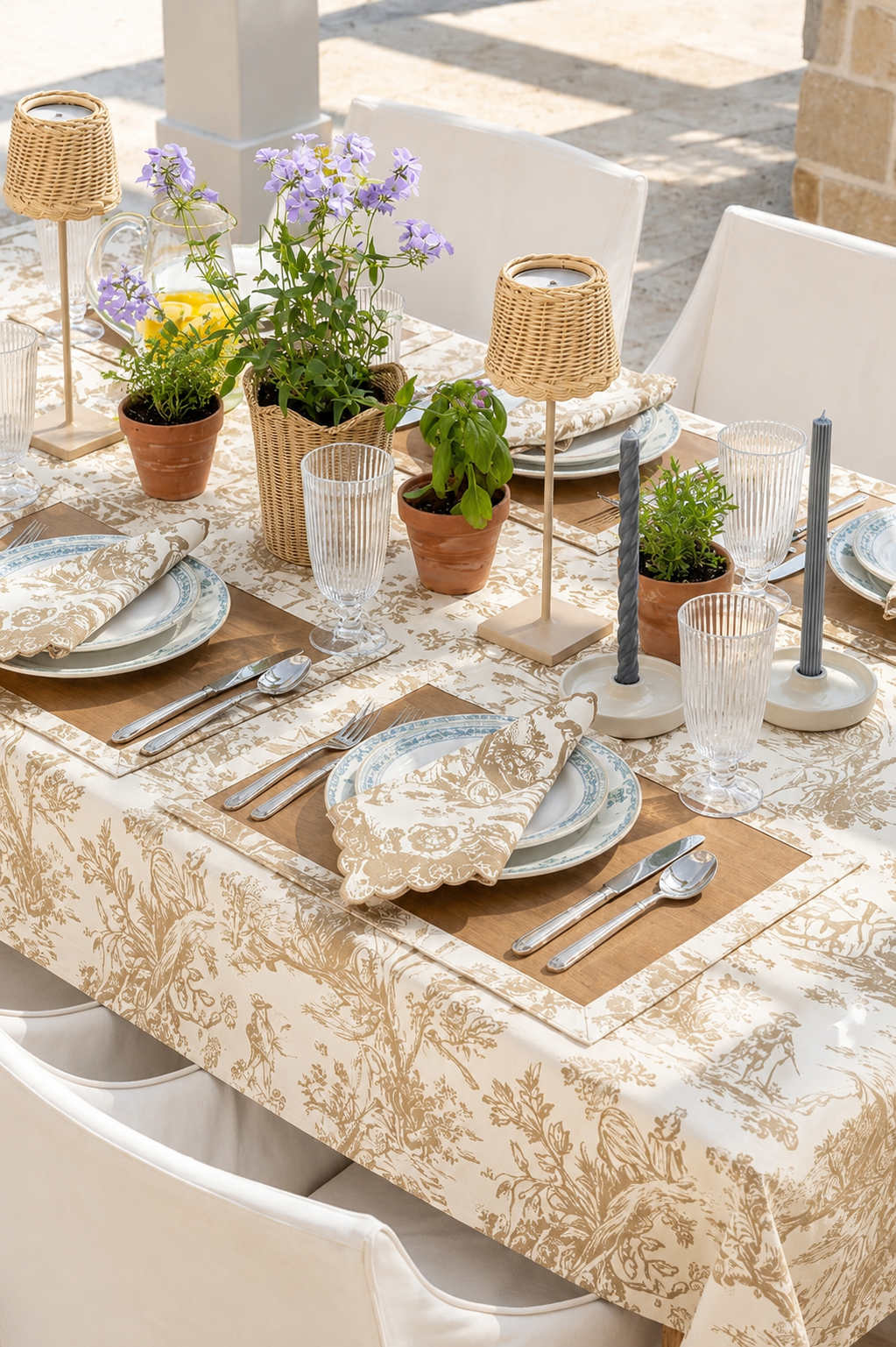 How to Set a Toile Table: A Guide in Three Registers