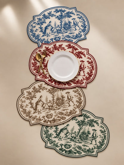 La Fête Beige Placemat Set of 6