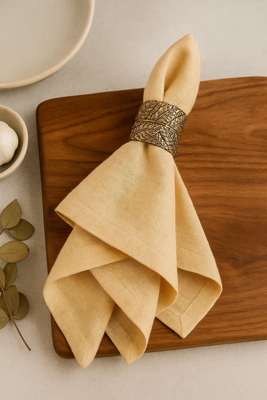 Daffodil Day Linen Set of 6