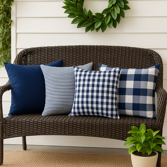 Midnight Blues Cushion Set