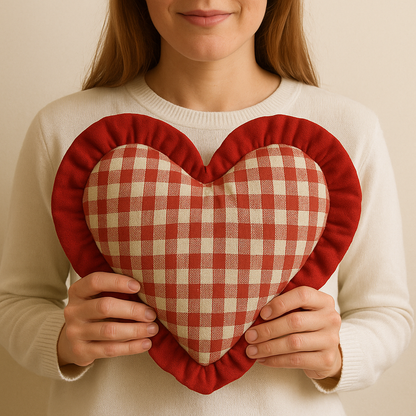 LoveNest Gingham Cotton Cushion Cover | Cozy Home Decor