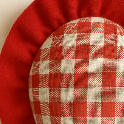 LoveNest Gingham Cotton Cushion Cover | Cozy Home Decor