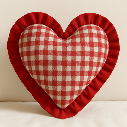 LoveNest Gingham Cotton Cushion Cover | Cozy Home Decor