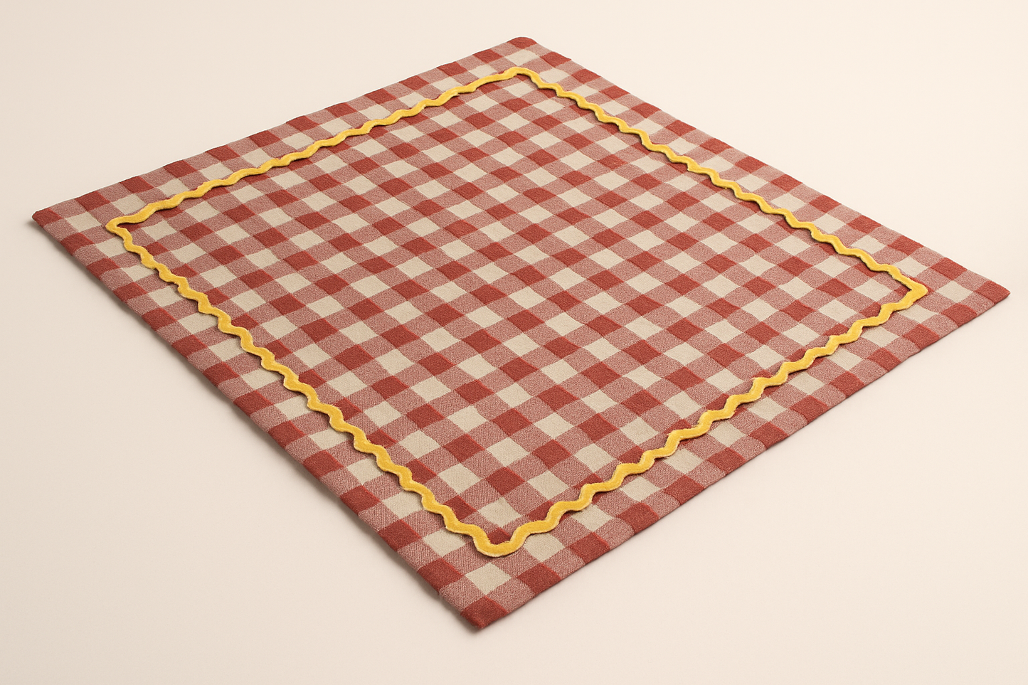 Gingham Red Picnic/ Table Mat