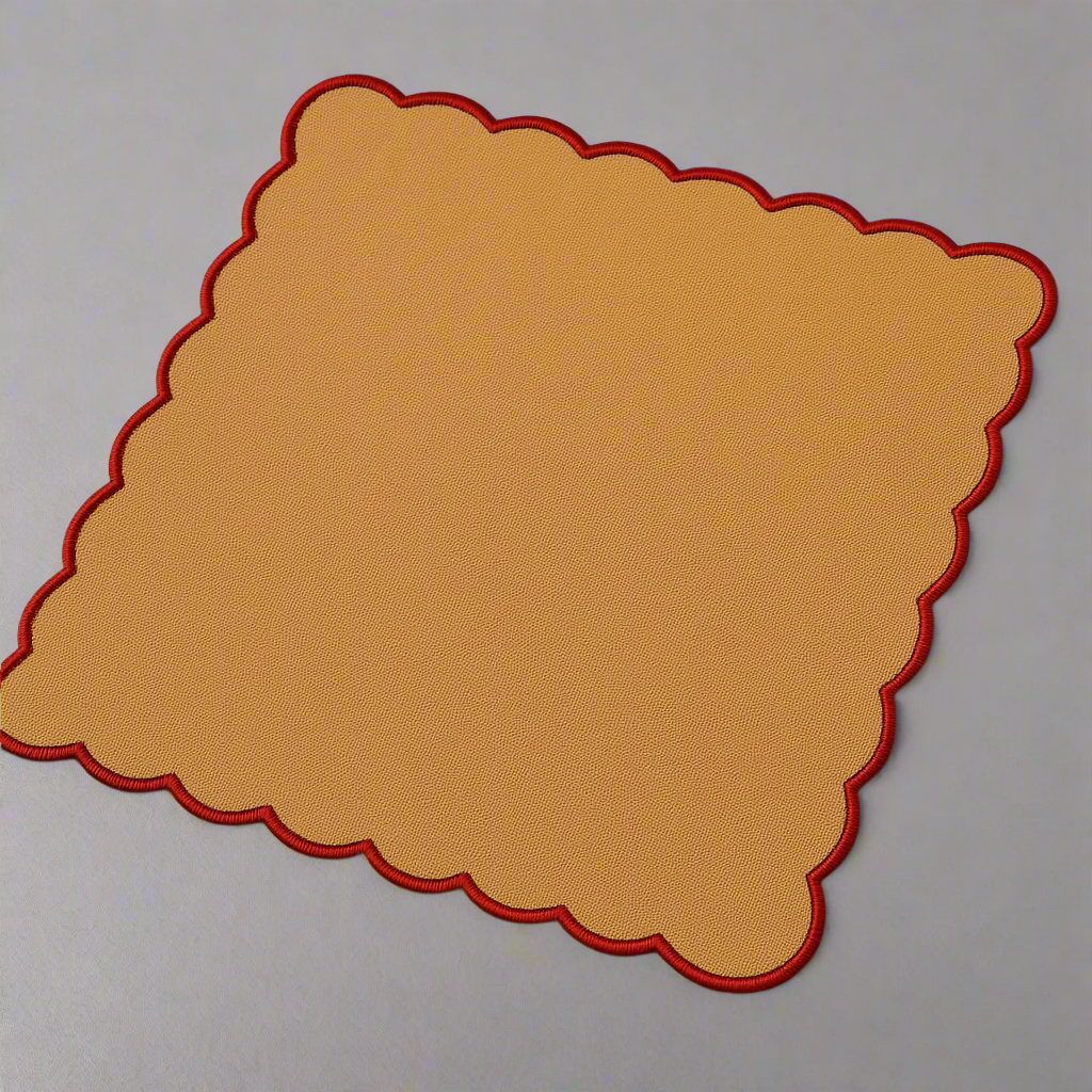 Beige Ember Scallop Napkin Set of 6