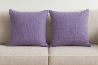 Soft Bloom Muslin Cushions | Premium Soft Home Decor