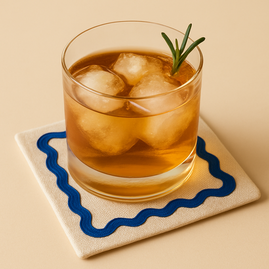 Coastal Line Cocktail Napkin Set of 6