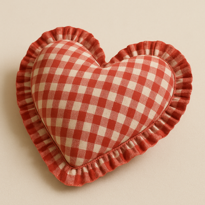 Heritage Hug Gingham Cotton Cushion Cover | Classic Check Home Decor