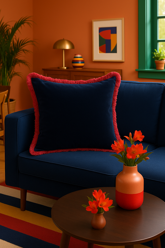 Luxe Fringe Cushion Cover