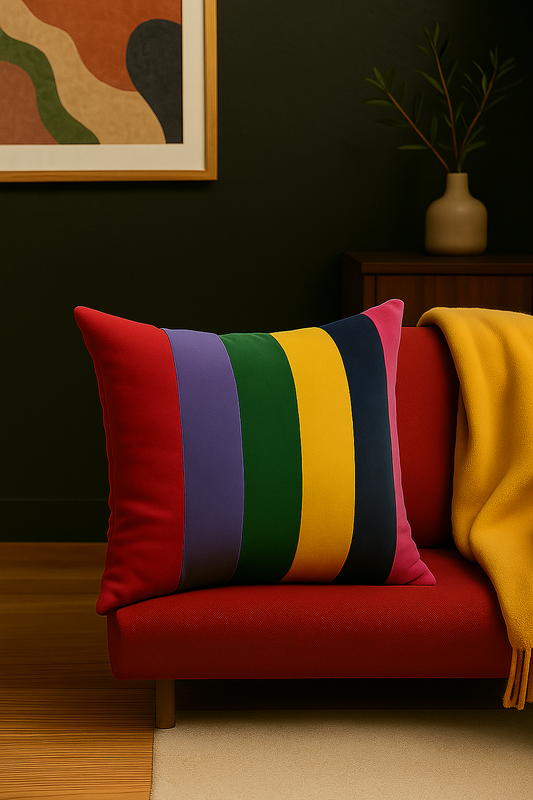 Chroma Stripe Cushion Cover
