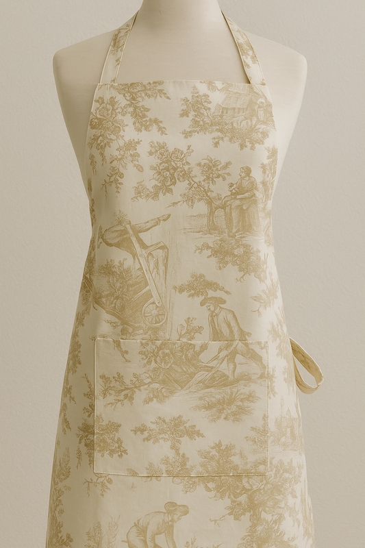 Beige Manor Apron
