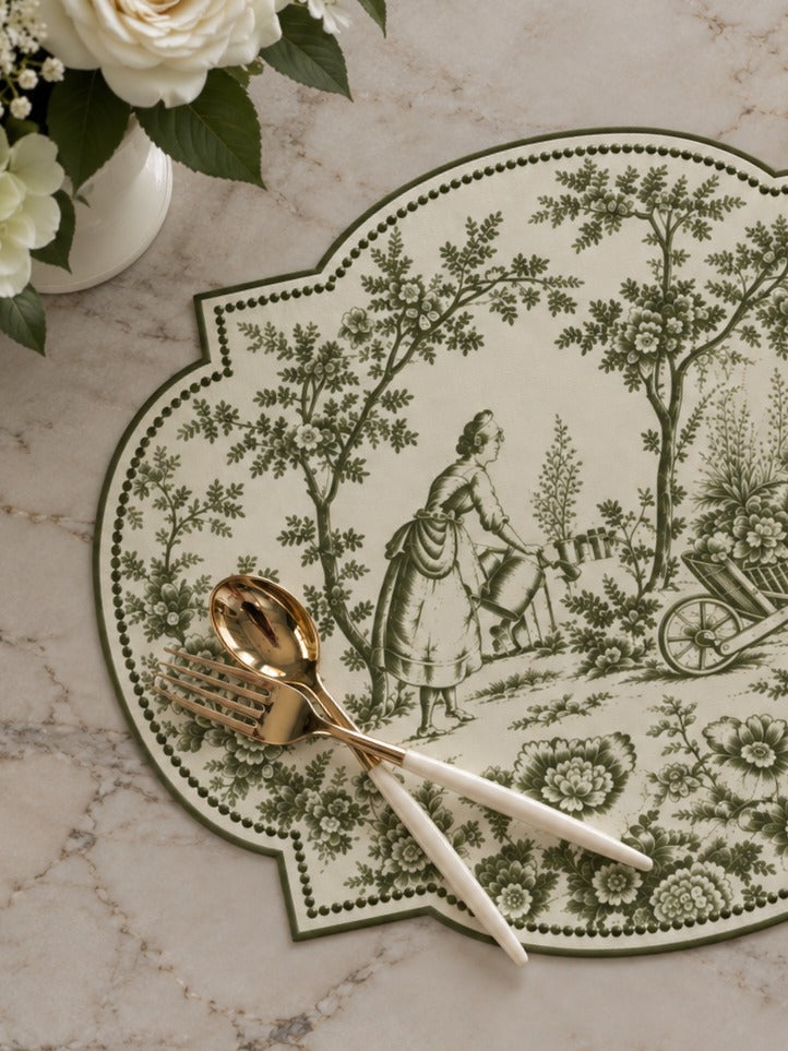 La Fête Green Placemat Set of 6