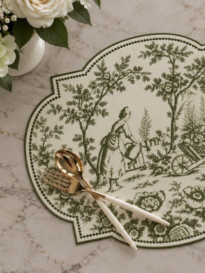 La Fête Green Placemat Set of 6