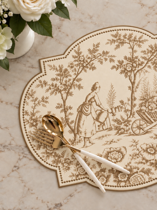 La Fête Beige Placemat Set of 6