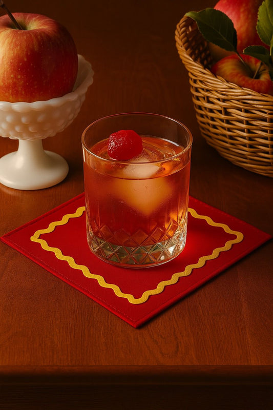 Fiesta Flame Cocktail Napkin Set of 6