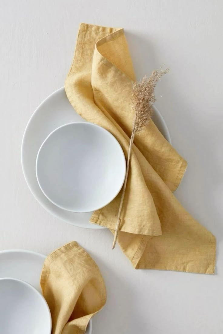 Daffodil Day Linen Set of 6