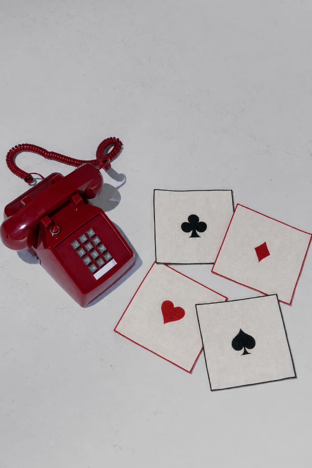 The House of Cards Cocktail Napkins | Set of 4