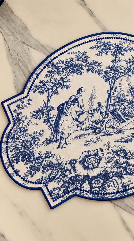La Fête Blue Placemat Set of 6
